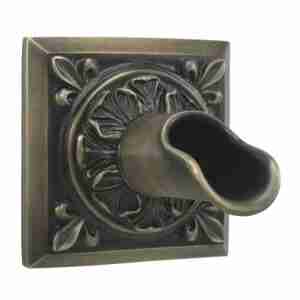 Oak Leaf Scupper with Square Backplate