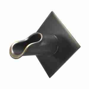 Roman Scupper with Diamond Backplate