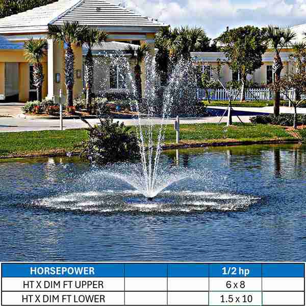Aqua Master Bayside Lake Fountain Decorative Series