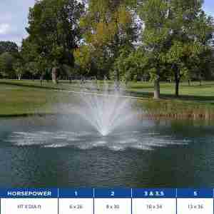 Aqua Master Half Moon Lake Fountain
