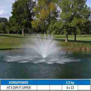 Aqua Master Half Moon Lake Fountain Masters Decorative Series