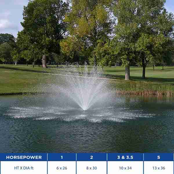 Aqua Master Half Moon Lake Fountain