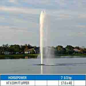 AquaMaster Grand Wide Geyser Lake Fountain