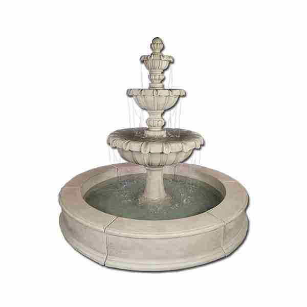 Giannini Chateau Three Tier Easy Pond Fountain
