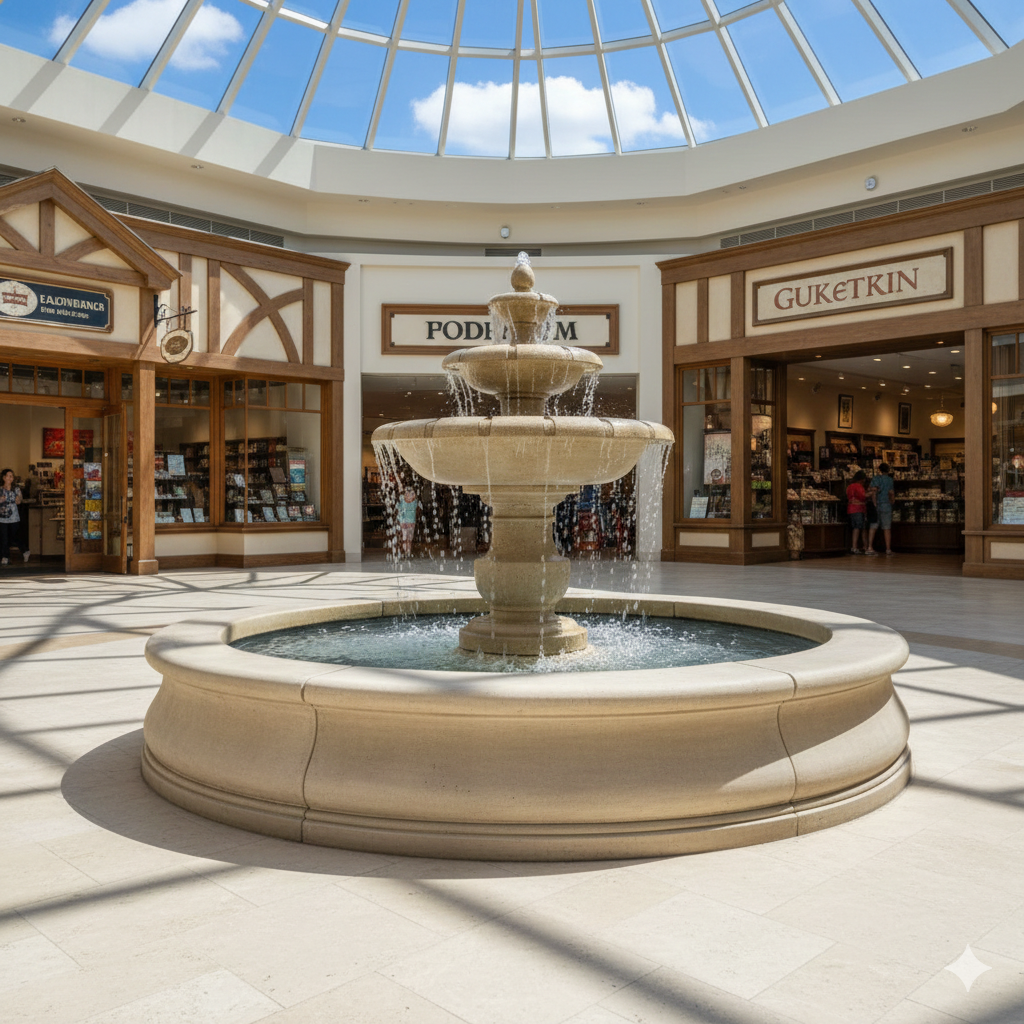 Campania Alessia Fountain in Basin