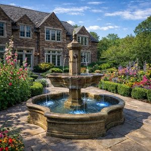 Grand Roubaix Pond Fountain for Spouts