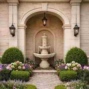 Ravello Courtyard Fountain