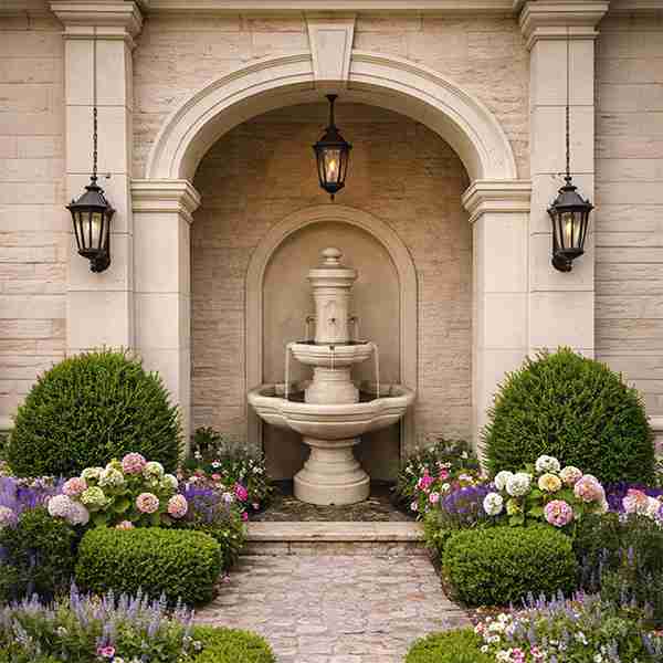 Ravello Courtyard Fountain