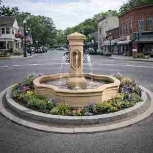 San Pietro Monaco Pond Fountain